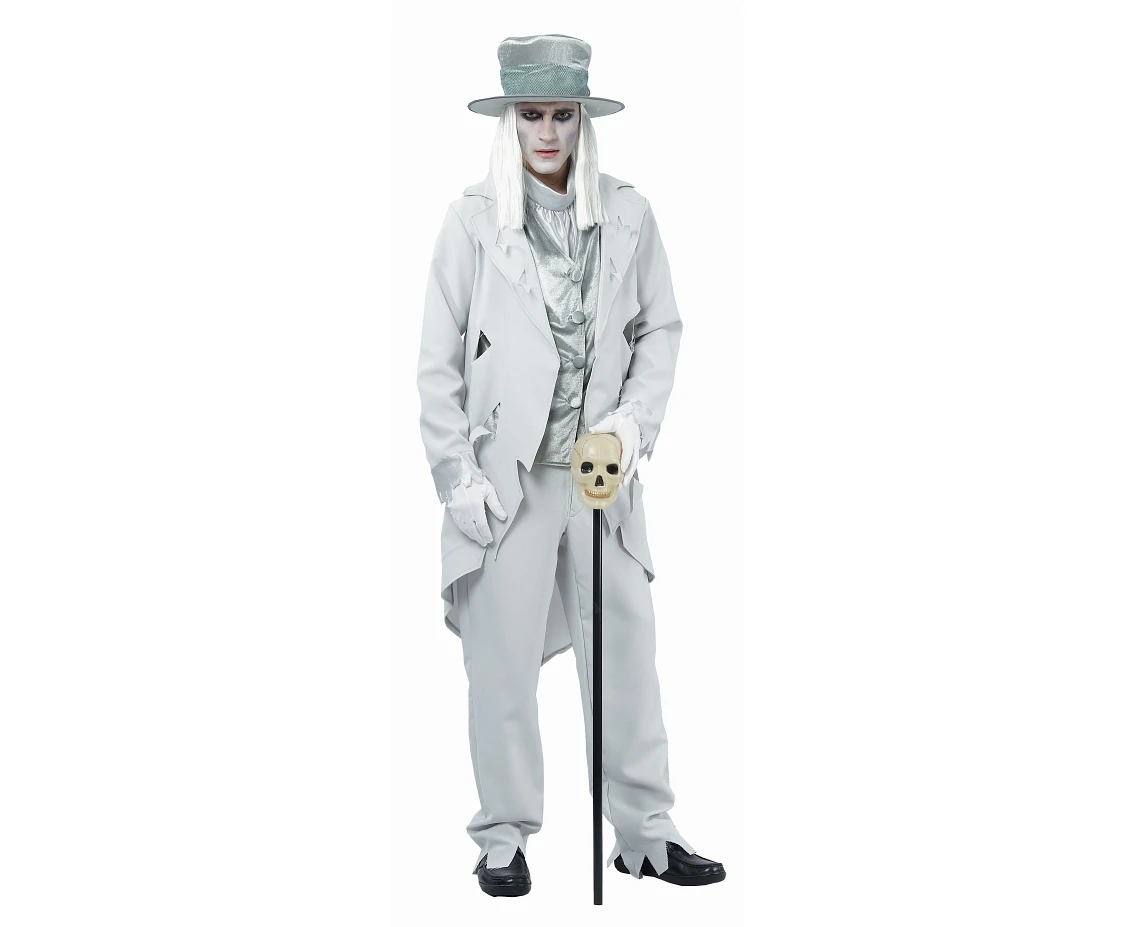 Role play-set for adult Ghostly Groom (coat, vest, pants, hat), size 52